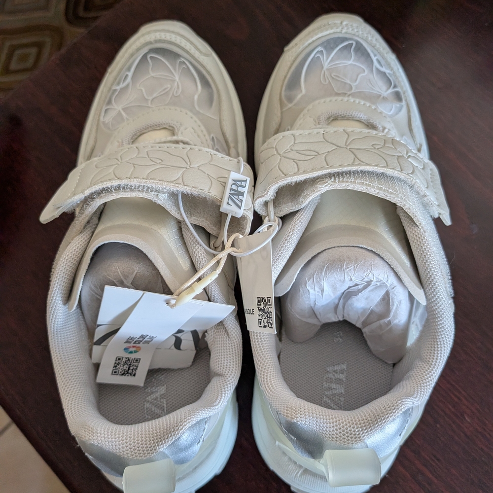 Zara Kids Silver Shoes